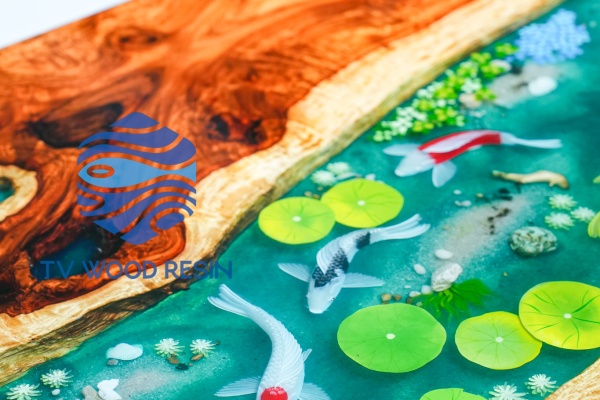 Transforming Spaces: The Unique Beauty of Wood Epoxy Resin Art for Interior and Sheltered Exterior Decor by TV Wood Resin