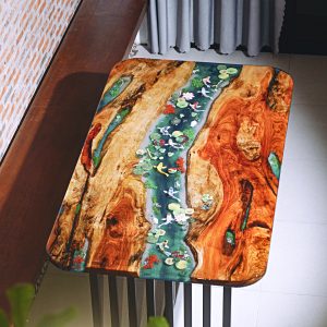 Impressive handcrafted dining table for large family gatherings